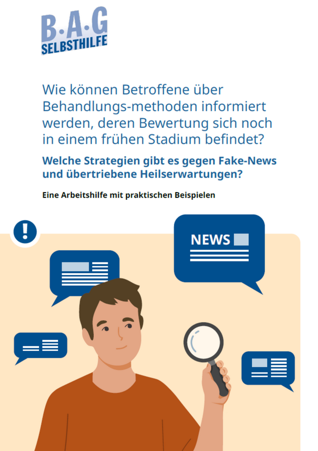 Cover der Arbeitshilfe zu Strategien gegen Fake-News