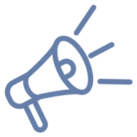 Lizenzfreies Bild "Megaphone" (freigestellt)