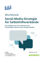 Cover des Workbooks "Social-Media-Strategien für Selbsthilfeverbände"