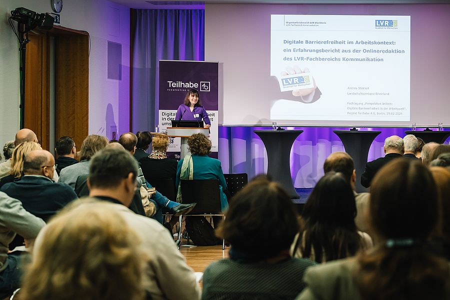 Teilhabe 4.0 - Hybride Fachtagung: Perspektive ändern: Digitale Barrierefreiheit in der Arbeitswelt - 29.02.2024