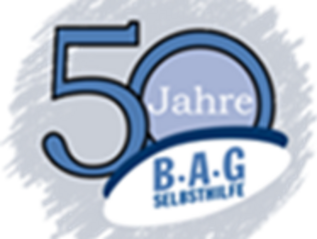 Jubiläums-Logo 50 Jahre BAG SELBSTHILFE