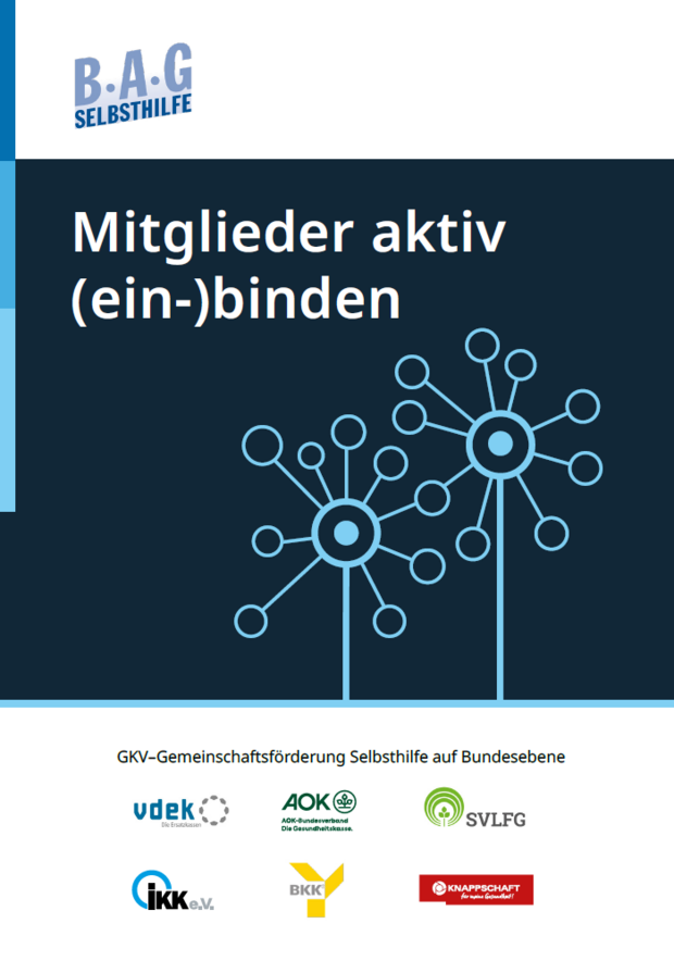 Cover der Arbeitshilfe „Mitglieder aktiv (ein-)binden“