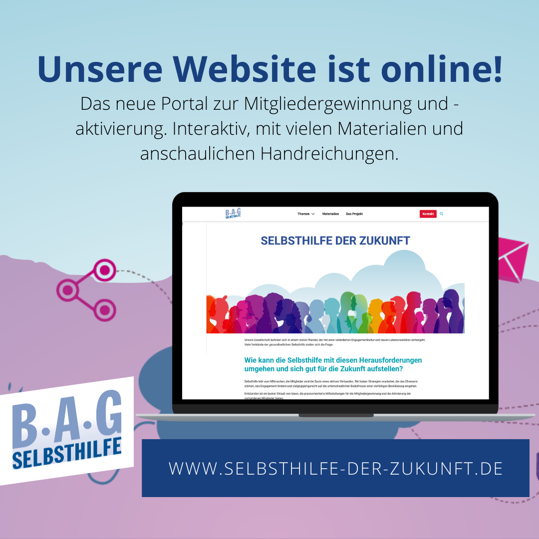 Unsere Website ist online! Das neue Portal für Mitgliedergewinnung und -aktivierung. Interaktiv, mit vielen Materialien und anschaulichen Handreichungen.